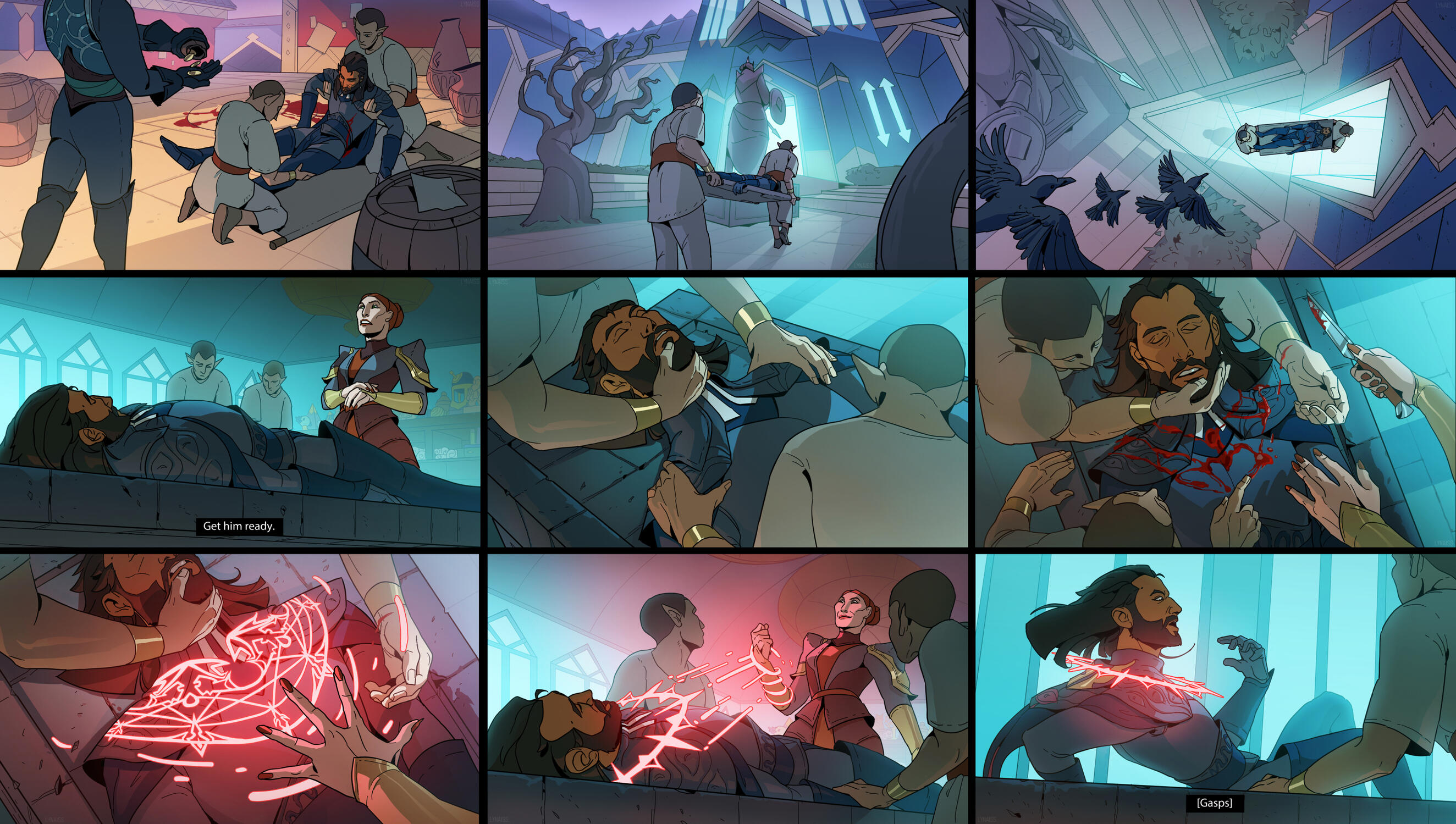 Dragon Age fanmade storyboard - The binding of The Demon #1